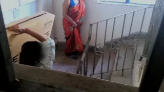 Indian house wife fucked by a LED tv delivery boy for exchange of charges