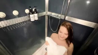 Locked in the Shower: Stepbrother Fucks Me Secretly From Our Parents