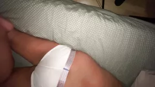 Chubby Man Jerks off in His Stepfather's Bed