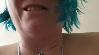 Full face vid of tied tits slapped