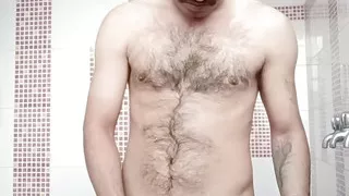 Indian young hairy man enjoy masterbation with penis massage therapy