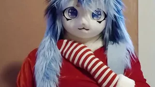 Masturbating in an uncomfortable wooden chair