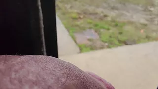 Super Mushroom Cock POV public pissing