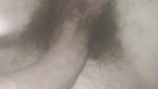 White Guy with Long Uncut Solo Session - Explosive Finish