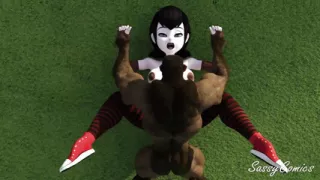 Mavis Dracula Fucked Hard by Monster on A Gulf Course