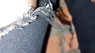 After the Party, Young Girl Caught on the Street! He Couldn't Hold Back for Even 3 Minutes When She Opened Her Legs and Asked Hi