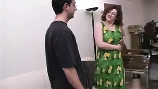 Mature with big ass drains and rides her lover's wang