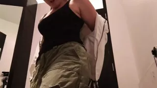 Ups! They Caught Me on the Mall Room Ups