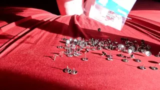 Tie off tits and put them in thumbtacks