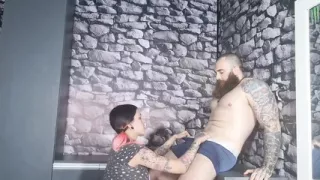 Close-up sex tape couple