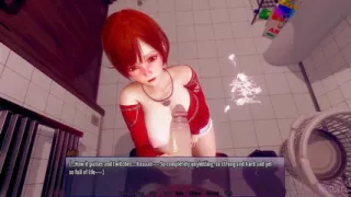 3D Redhead MILF Licks Daughters Boyfriends Big Fat Cock