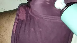 Desi stright boy massage his Dick with massager