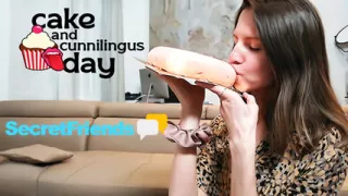 Cake & Cunnilingus Day Show with Gina Gerson for SecretFriends