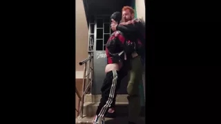 Young Scallyboy Sucks by Big Chav Red Handsome and Powerful Man