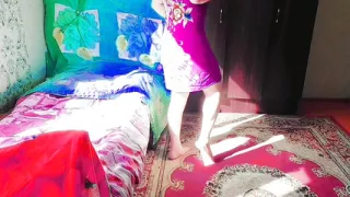 Transgender Hot Pretty Ladyboy Short Dress White Body Sexy Dancer Cosplayer Model Shemale