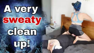 Training Zero Femdom Sweaty Facesitting Slave! Orgasms Cum Real Homemade Amateur MILF Couple Wife Bondage BDSM Submissive FLR