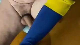 Jack stripping off and having a wander around our new home