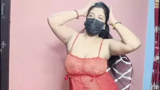 Indian Aunty Pallavi in Hot Roleplay, Solo Masturbation with Loud Moans & Squirting, Desi Homemade MILF