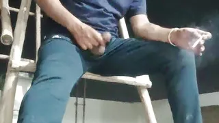 Indian Desi hairy man enjoy masterbation with friends and daddy uncle