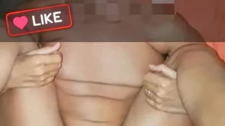 Superb missionary POV and where she cums very hard and big cumshot in her mouth in slow speed.