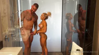 Fit Kitty gets fucked hard in the shower like a good little slut