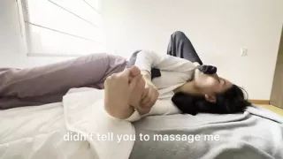 My Dominatrix's Feet Crush Me, Slap Me with Her Feet so Much That I Masturbate