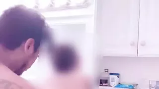 Gave Her Some Dick on Top of the Bathroom Sink