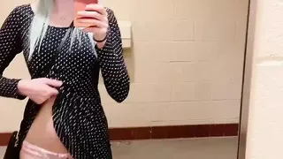 Teen Amber Got Fingered in a Restroom