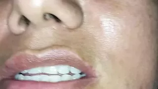 Girlfriend sucking hard deepthroat