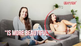 Ersties - Brunette Babe Ana Receives a Sexy Toy & She Tries It Out