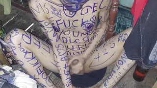 Undo the clown's handkerchief pen