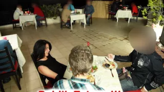 PUBLIC EXTREME! Hot licking and fucking orgy in a restaurant