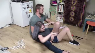 Luna Grey - custom wrestling bondage