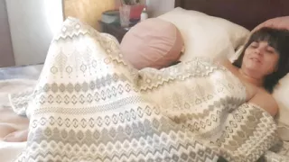 Stepson catches stepmother masturbating and ends up cumming