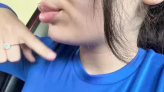 Awesome Spitting Mouth Latina