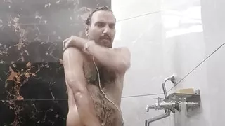 Young hairy man enjoy masterbation with sex with friends