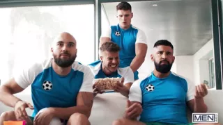 MEN - Allen King Devours Malik Delgaty's Juicy Cock, Then Takes The Wildest Ride On It