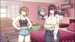 Chloe Getting Boner for Her Roommate Amy in The First Day