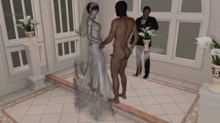 3D Horny Slut Bride Have Cuckold Sex During the Wedding