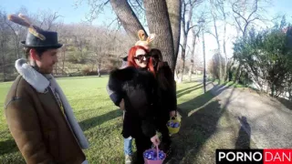 Easter Egg Hunt Turns Into Katy Rose's Ginger Cunt-Stuffing Orgy With Dan!