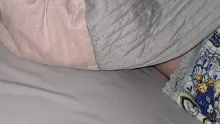 Step mom in bed with step son naked with low erection