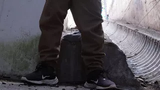 Naked under the bridge - I show everything and share my dirtiest fantasies