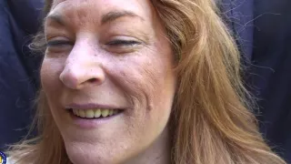 Mature Watcher Sucking A Black Cock In A Park