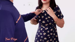 Indian Husband ripped clothes of Priya to see her sexy body and fuck tight ass hard with Hindi audio
