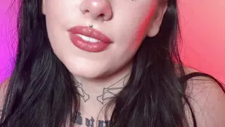 Busty British goth teen dirty talk JOI