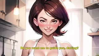 Elastic Woman Guiding Her Handjob And Asking For Cock In Her Pussy - HentaiJOI HandJob