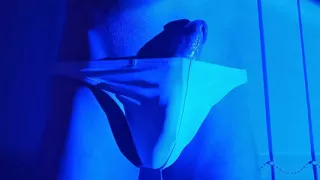 growing and peeking boner bulge