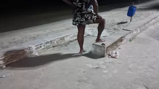 Good night for walking on the beach