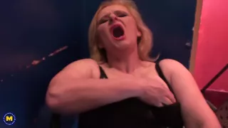 Mature Lady Having A Gang Bang In A Sex Shop