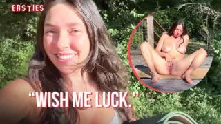 Ersties - Brunette Babe Erin A Explores More than the Outdoors